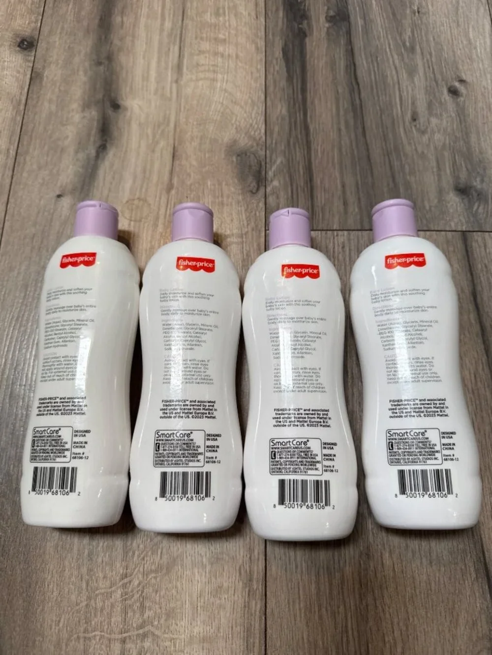 Fisher-Price Hello Bathtime Baby Lotion 10 Fl Oz (Pack Of 4) Softens Skin Parabe